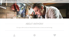 Desktop Screenshot of anthony.liekens.net